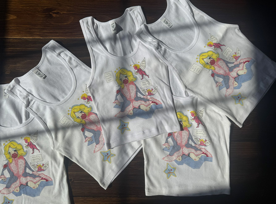 The Pink Cherubs tank